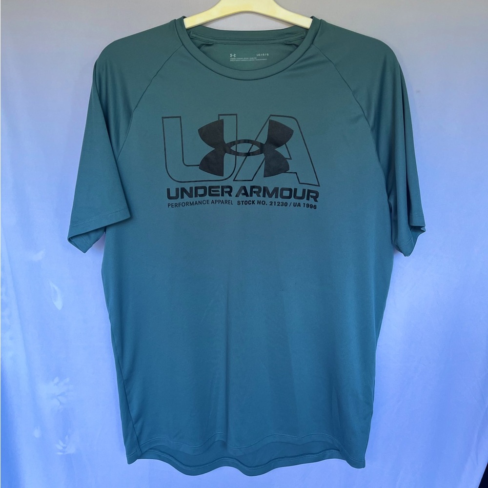 Under Armour Loose Fit Muted Green T-shirt Men’s Size Large